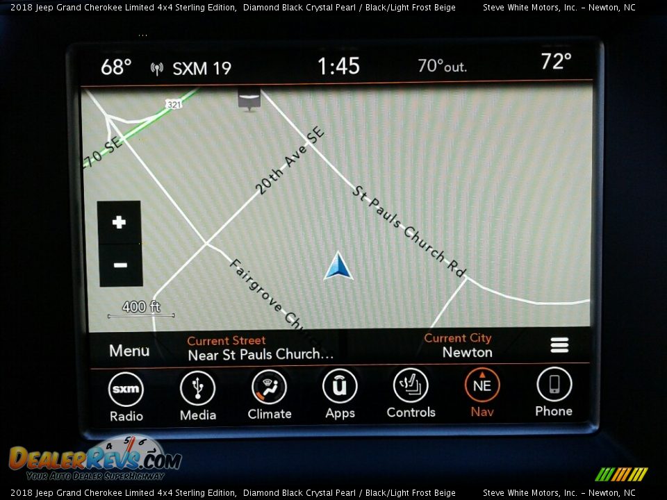 2018 Jeep Grand Cherokee Limited 4x4 Sterling Edition Diamond Black Crystal Pearl / Black/Light Frost Beige Photo #22