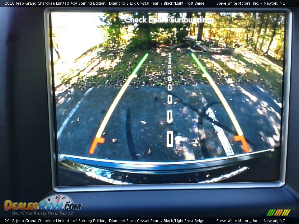 2018 Jeep Grand Cherokee Limited 4x4 Sterling Edition Diamond Black Crystal Pearl / Black/Light Frost Beige Photo #23