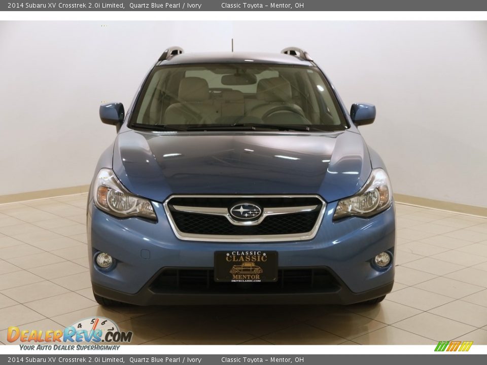 2014 Subaru XV Crosstrek 2.0i Limited Quartz Blue Pearl / Ivory Photo #2