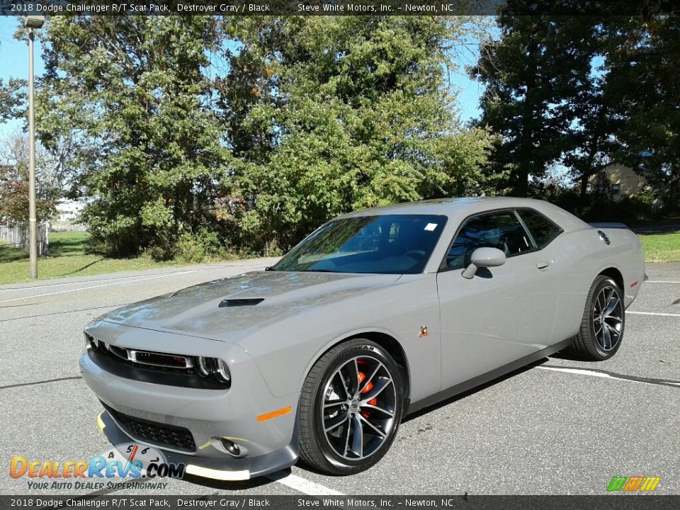 2018 Dodge Challenger R/T Scat Pack Destroyer Gray / Black Photo #2