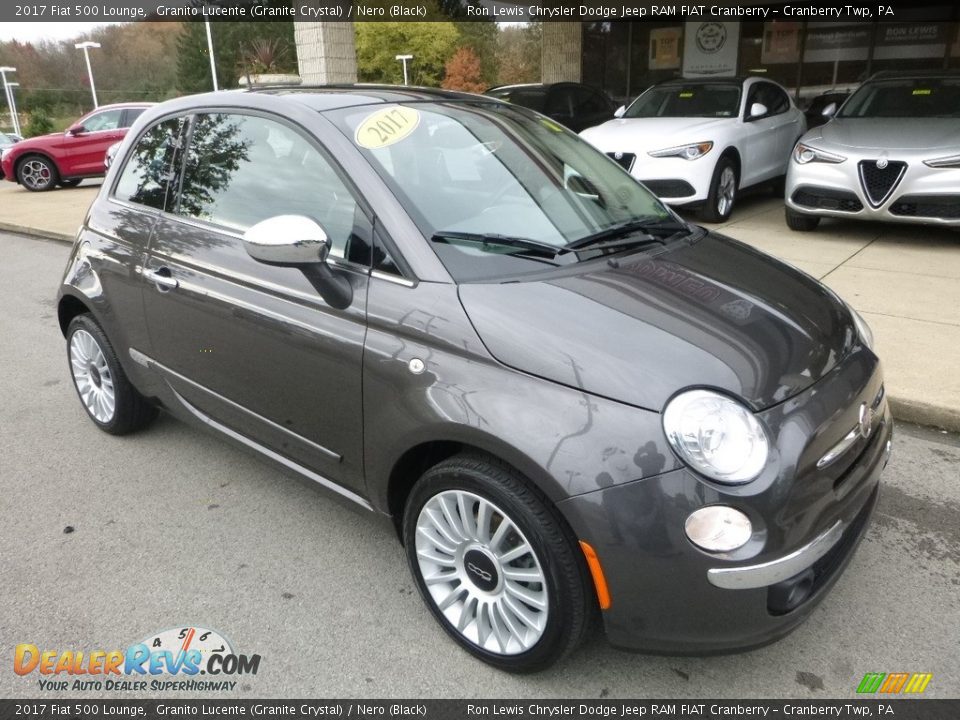 Front 3/4 View of 2017 Fiat 500 Lounge Photo #3