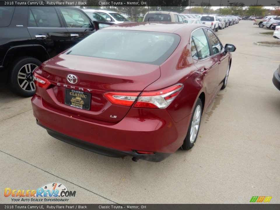 2018 Toyota Camry LE Ruby Flare Pearl / Black Photo #2