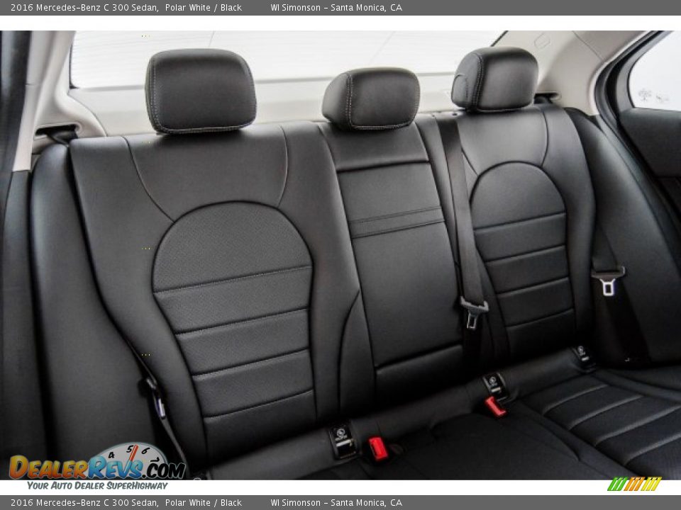 2016 Mercedes-Benz C 300 Sedan Polar White / Black Photo #13