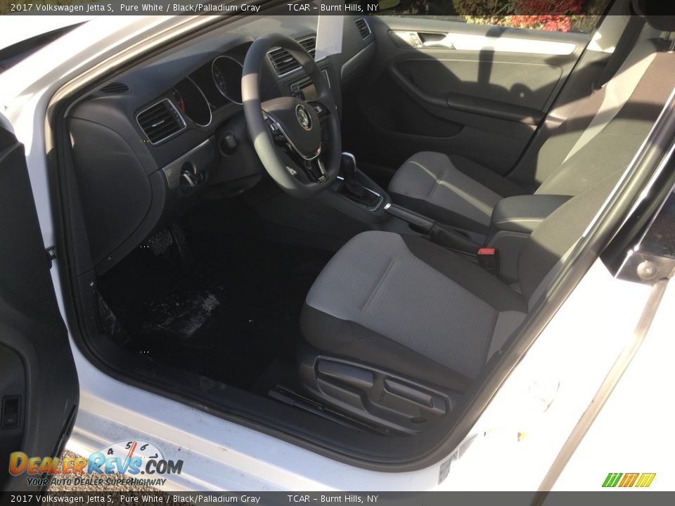 2017 Volkswagen Jetta S Pure White / Black/Palladium Gray Photo #8