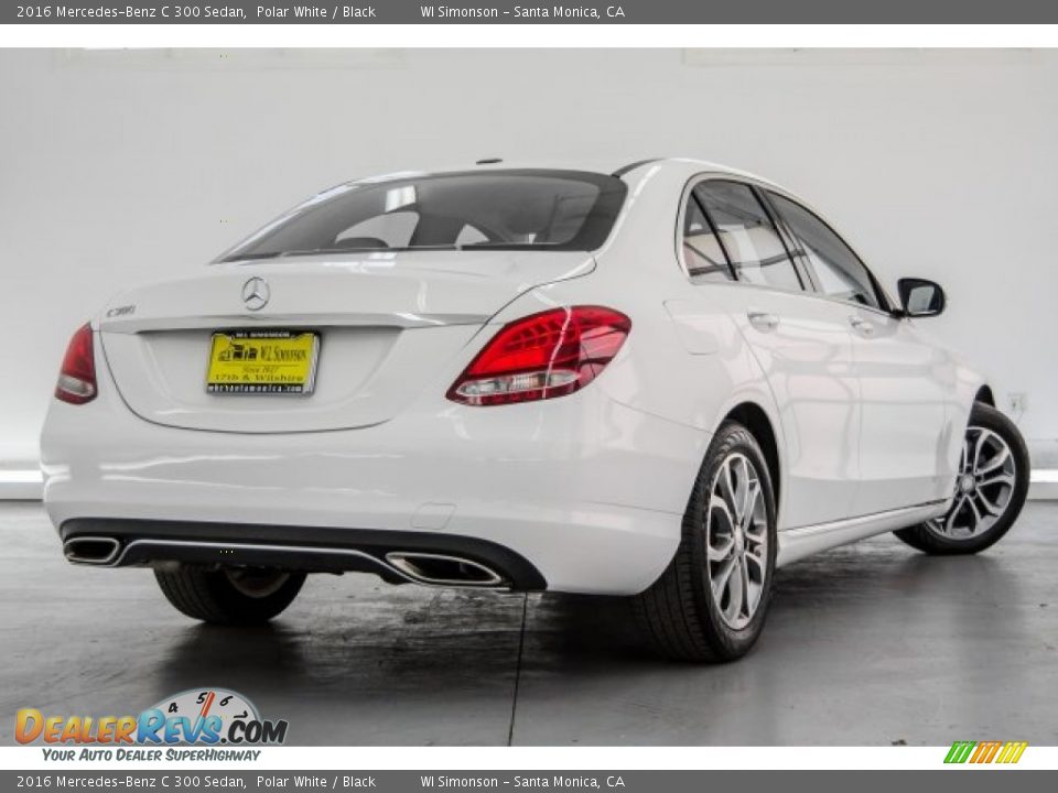 2016 Mercedes-Benz C 300 Sedan Polar White / Black Photo #16