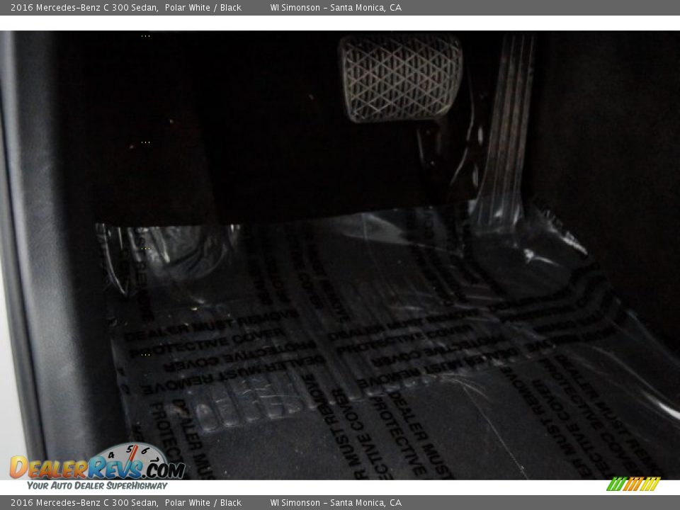 2016 Mercedes-Benz C 300 Sedan Polar White / Black Photo #22