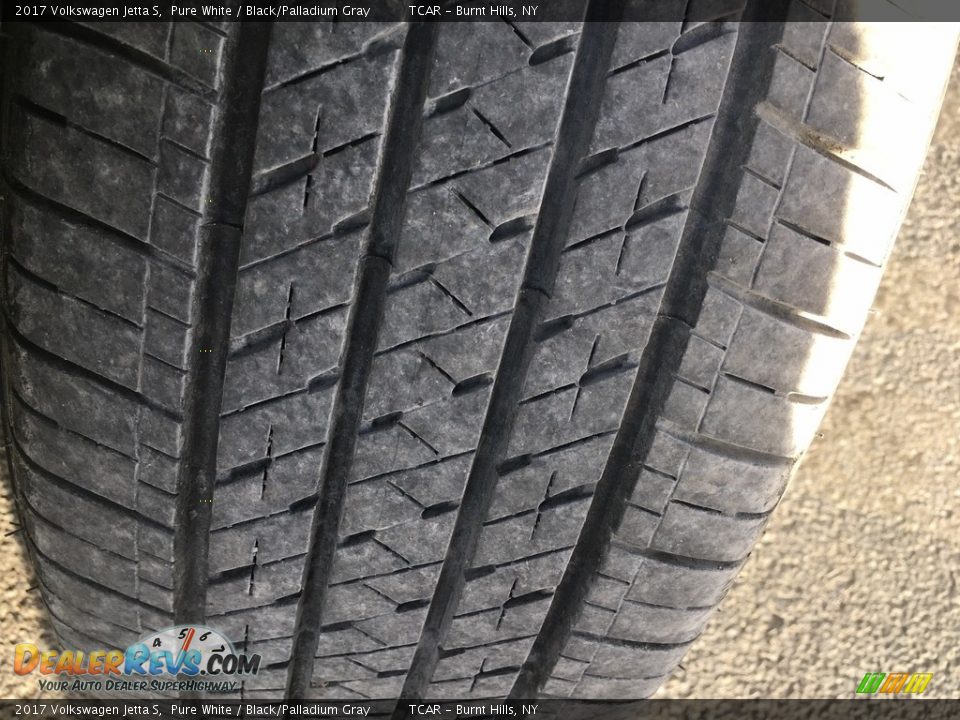 2017 Volkswagen Jetta S Pure White / Black/Palladium Gray Photo #13