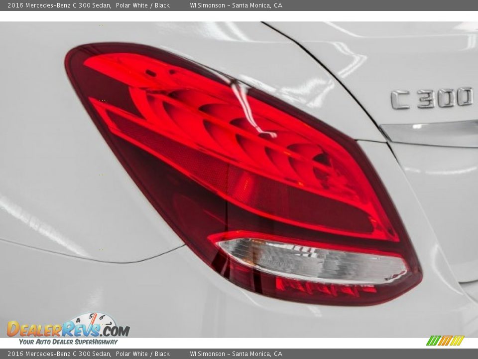 2016 Mercedes-Benz C 300 Sedan Polar White / Black Photo #24