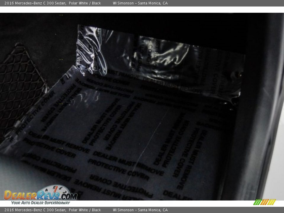 2016 Mercedes-Benz C 300 Sedan Polar White / Black Photo #26