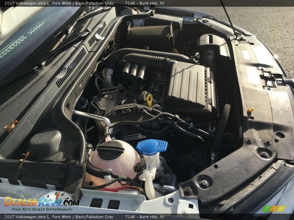 2017 Volkswagen Jetta S Pure White / Black/Palladium Gray Photo #15