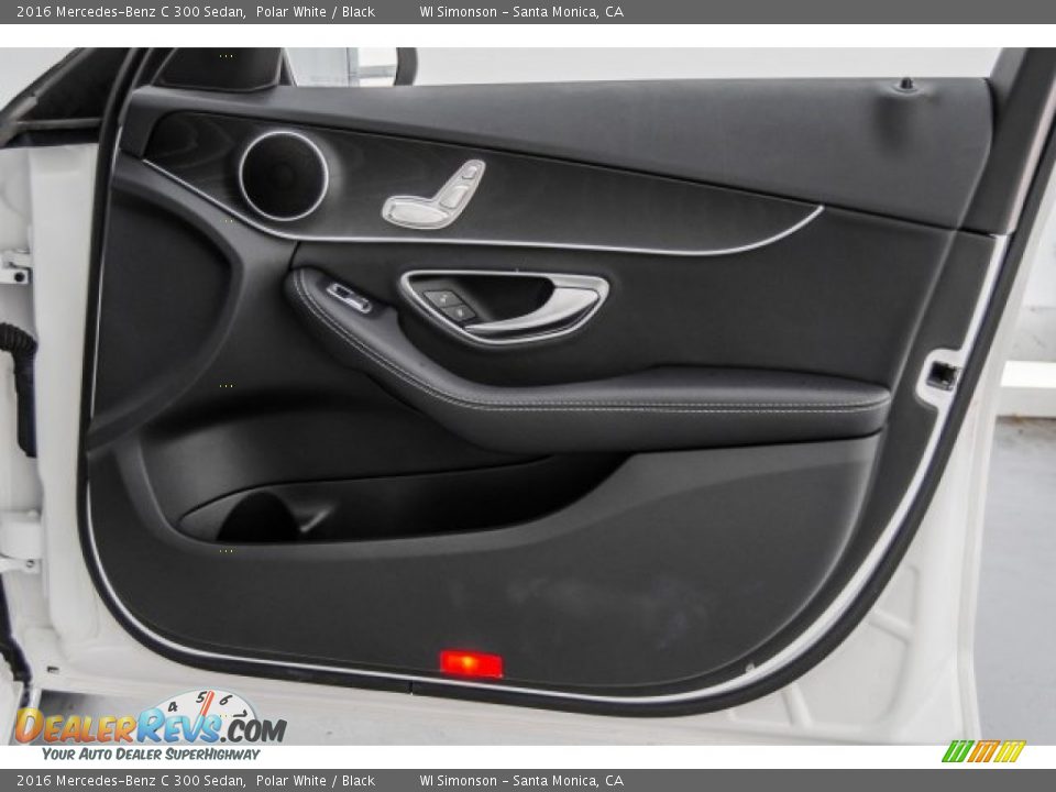 2016 Mercedes-Benz C 300 Sedan Polar White / Black Photo #27