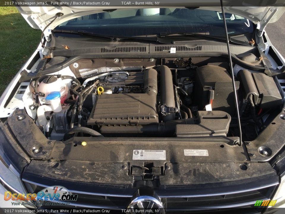 2017 Volkswagen Jetta S Pure White / Black/Palladium Gray Photo #16
