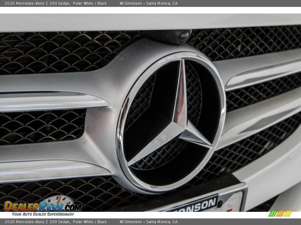 2016 Mercedes-Benz C 300 Sedan Polar White / Black Photo #30