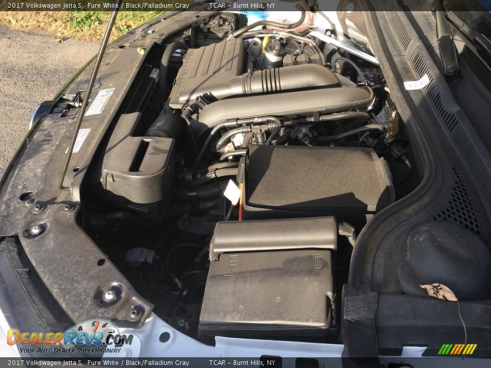 2017 Volkswagen Jetta S Pure White / Black/Palladium Gray Photo #17
