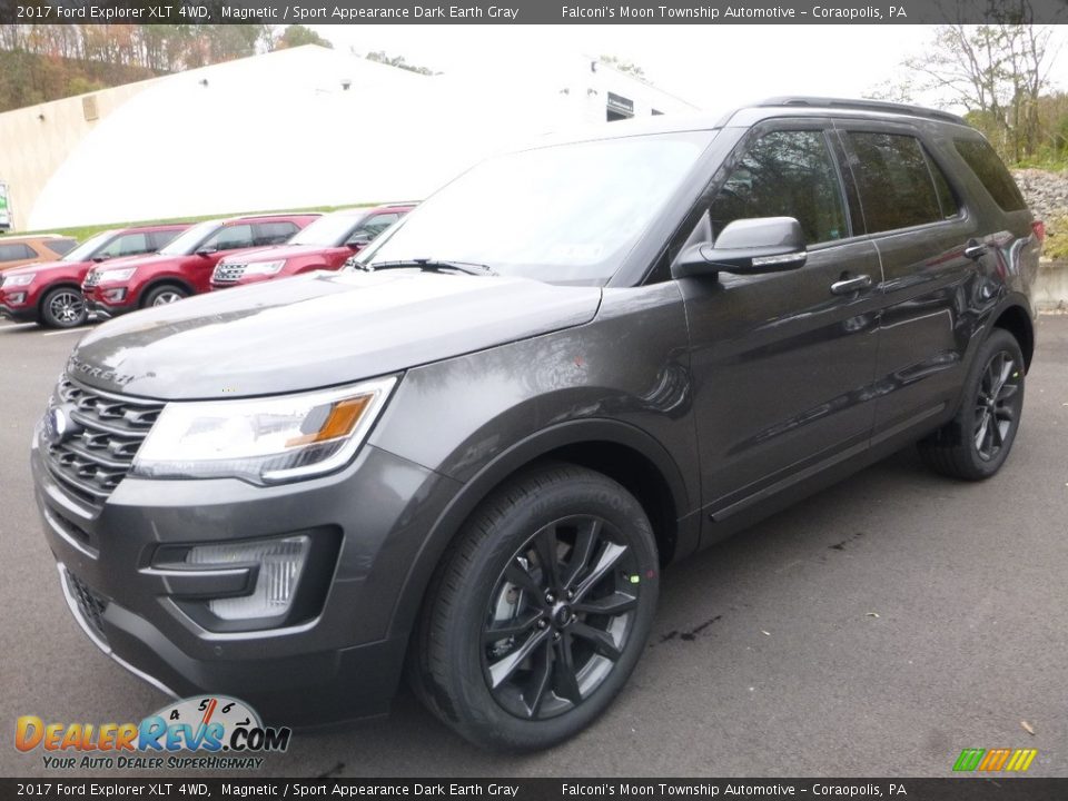 2017 Ford Explorer XLT 4WD Magnetic / Sport Appearance Dark Earth Gray Photo #5