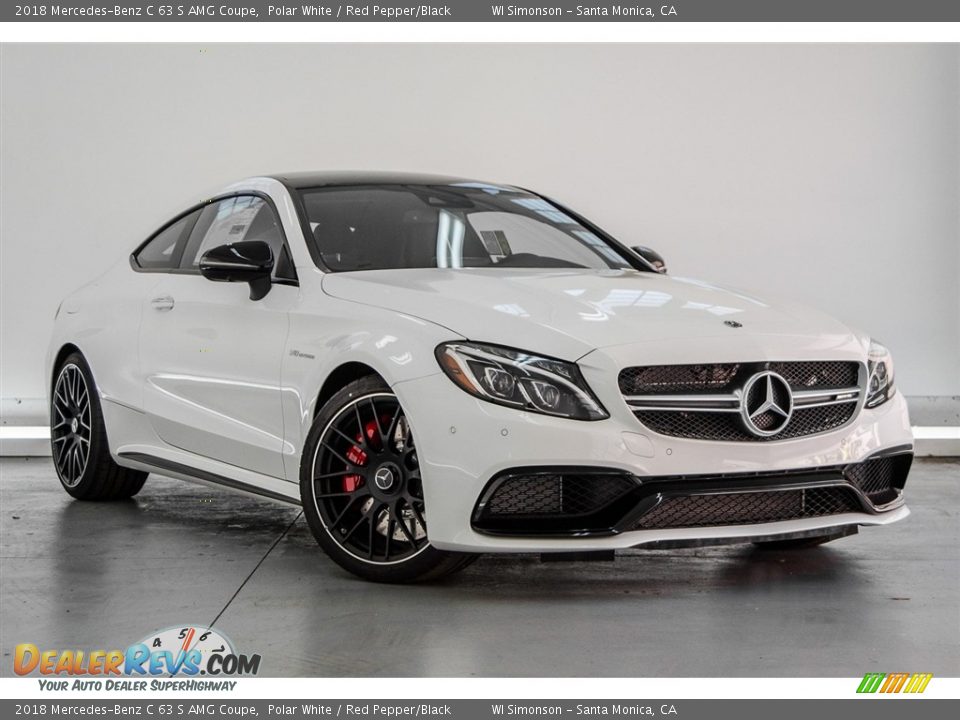 Front 3/4 View of 2018 Mercedes-Benz C 63 S AMG Coupe Photo #12