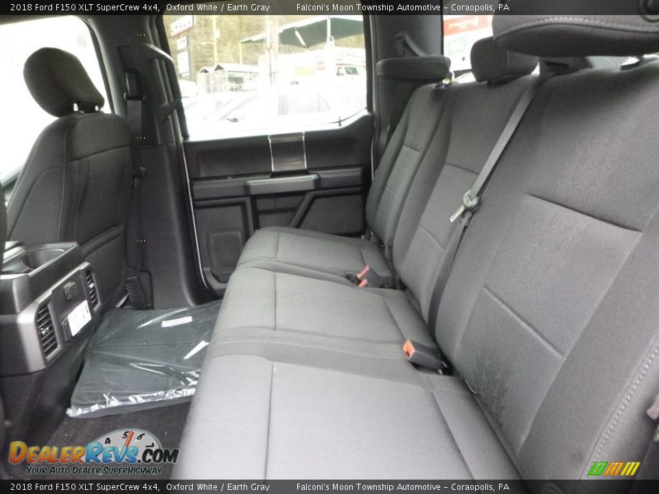 Rear Seat of 2018 Ford F150 XLT SuperCrew 4x4 Photo #8