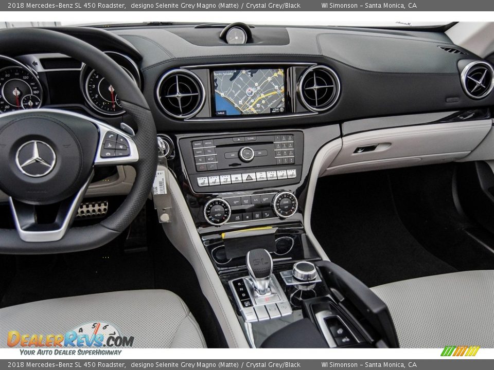Dashboard of 2018 Mercedes-Benz SL 450 Roadster Photo #5
