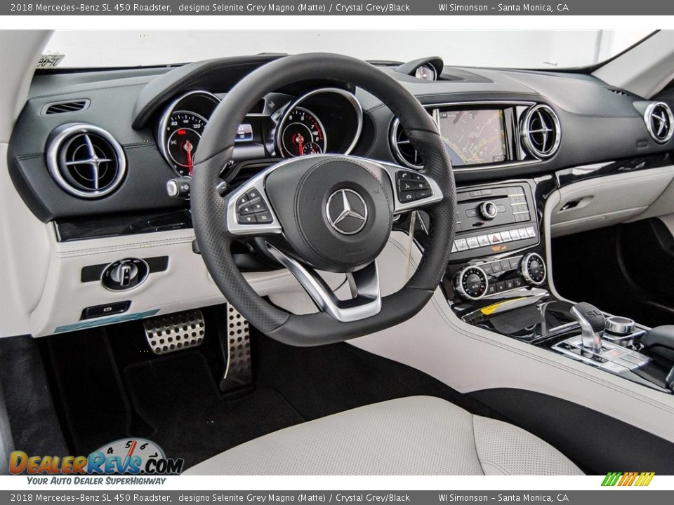 Dashboard of 2018 Mercedes-Benz SL 450 Roadster Photo #6