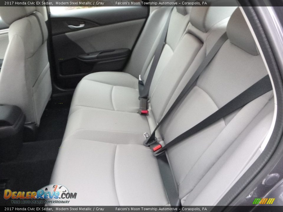 2017 Honda Civic EX Sedan Modern Steel Metallic / Gray Photo #9