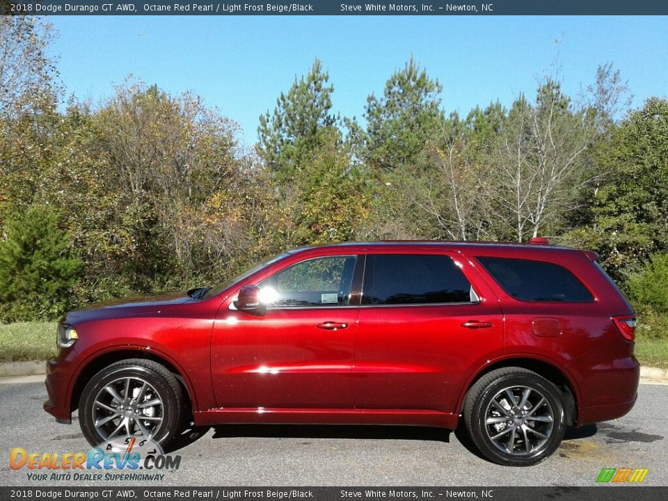 2018 Dodge Durango GT AWD Octane Red Pearl / Light Frost Beige/Black Photo #1