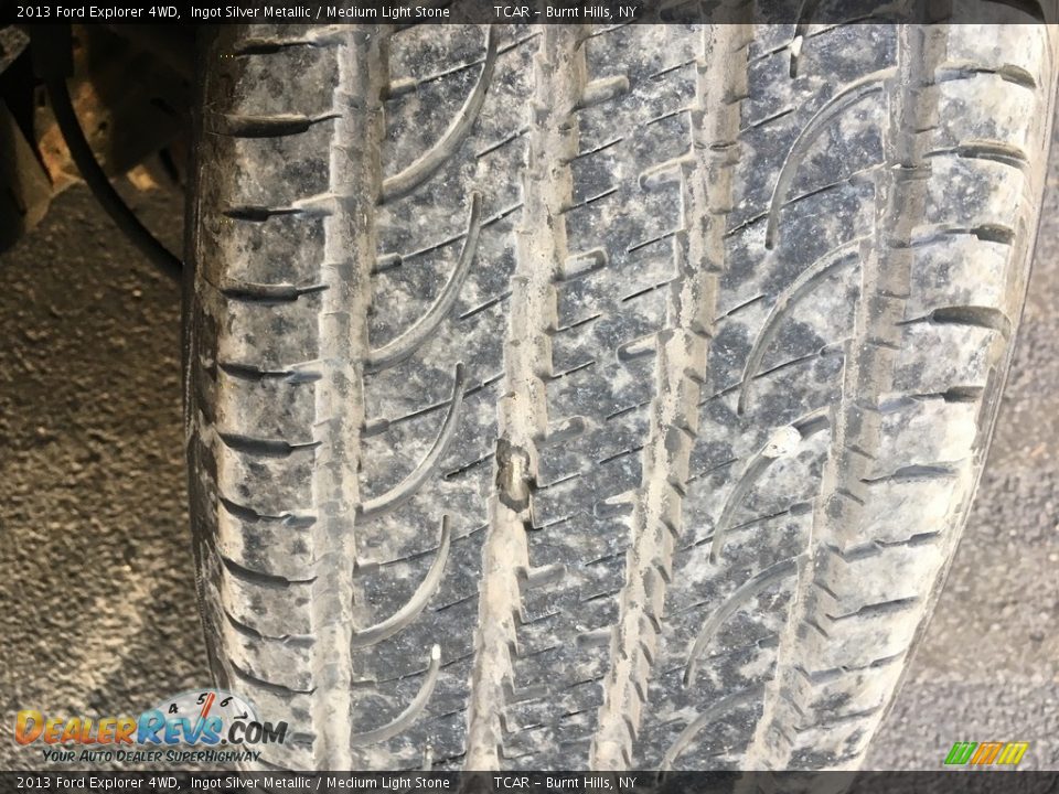 2013 Ford Explorer 4WD Ingot Silver Metallic / Medium Light Stone Photo #14