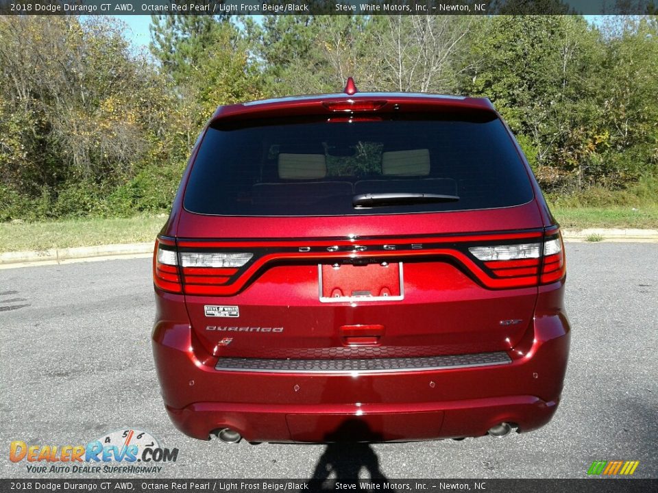 2018 Dodge Durango GT AWD Octane Red Pearl / Light Frost Beige/Black Photo #7