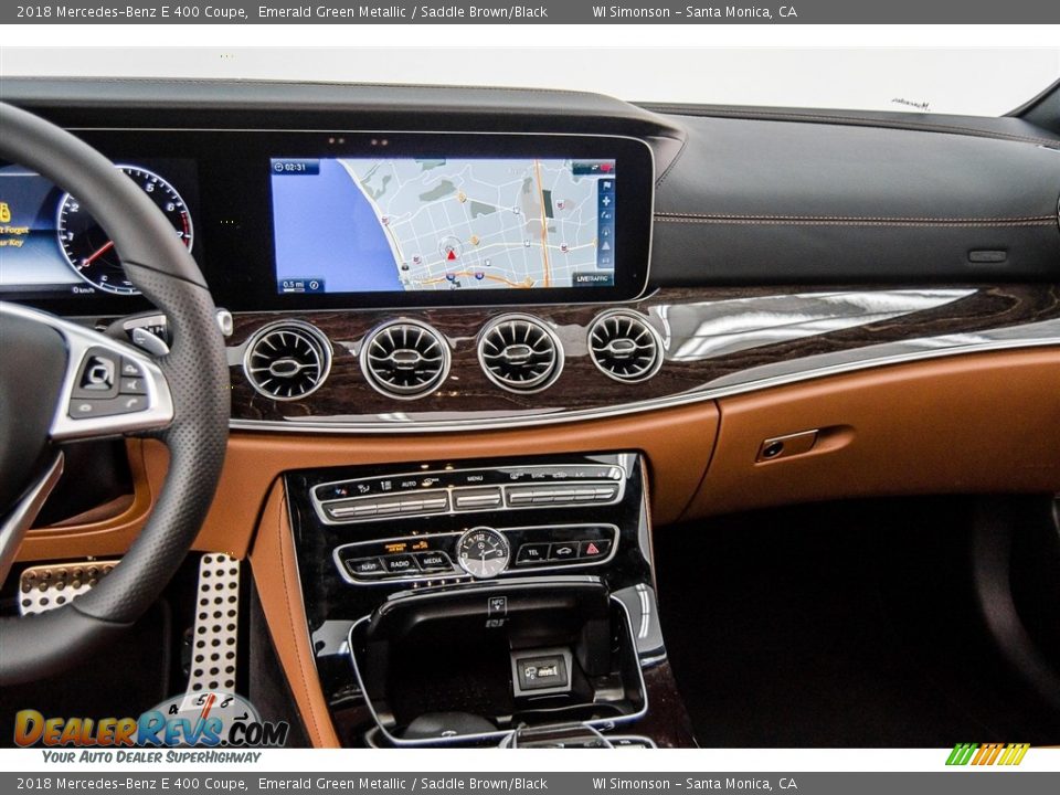 2018 Mercedes-Benz E 400 Coupe Emerald Green Metallic / Saddle Brown/Black Photo #5