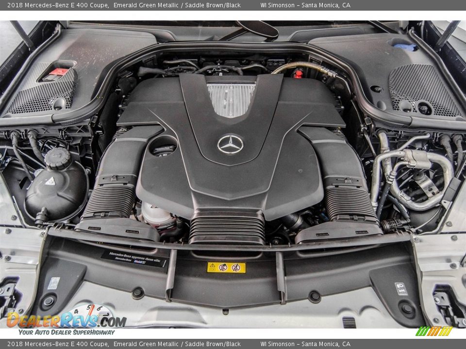 2018 Mercedes-Benz E 400 Coupe Emerald Green Metallic / Saddle Brown/Black Photo #8