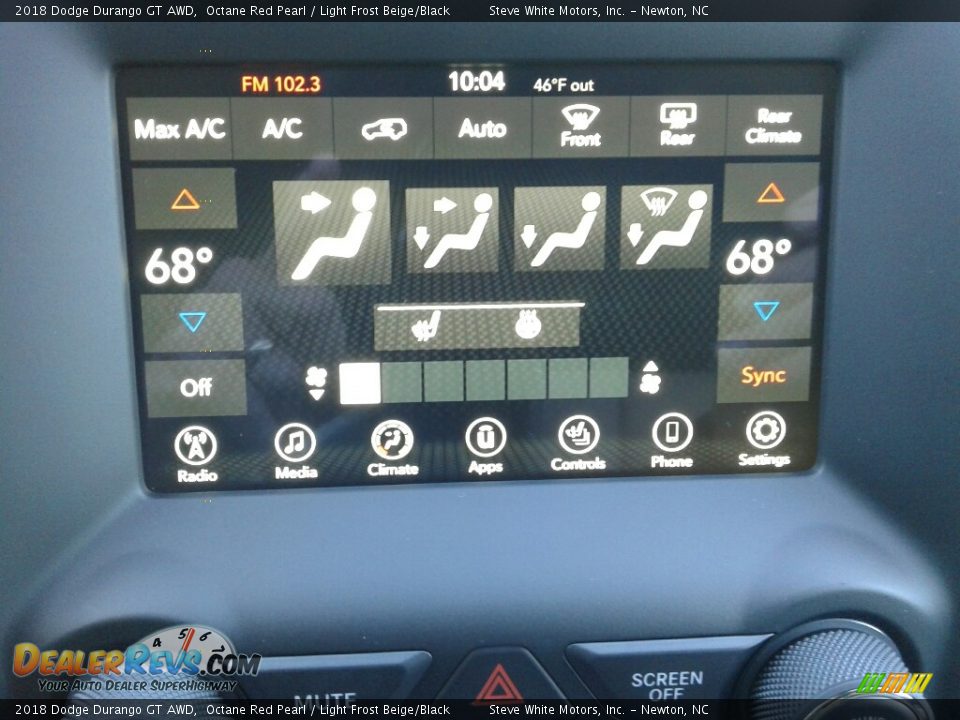 2018 Dodge Durango GT AWD Octane Red Pearl / Light Frost Beige/Black Photo #27