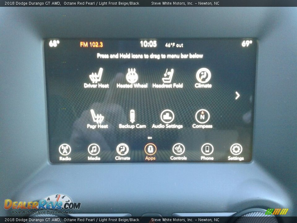 2018 Dodge Durango GT AWD Octane Red Pearl / Light Frost Beige/Black Photo #30