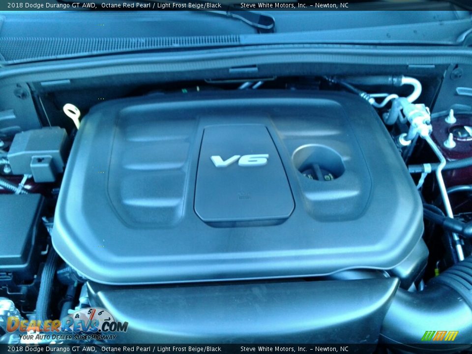 2018 Dodge Durango GT AWD Octane Red Pearl / Light Frost Beige/Black Photo #34