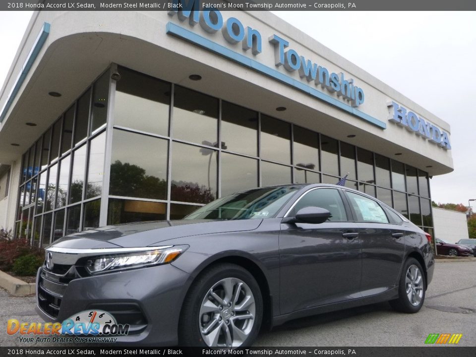 2018 Honda Accord LX Sedan Modern Steel Metallic / Black Photo #1