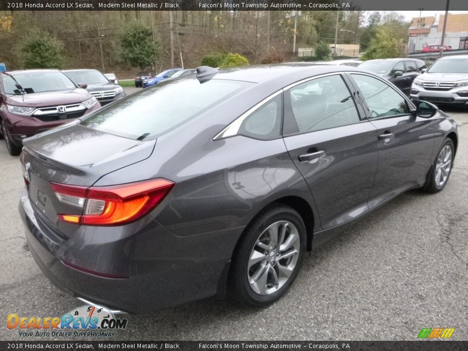 2018 Honda Accord LX Sedan Modern Steel Metallic / Black Photo #4