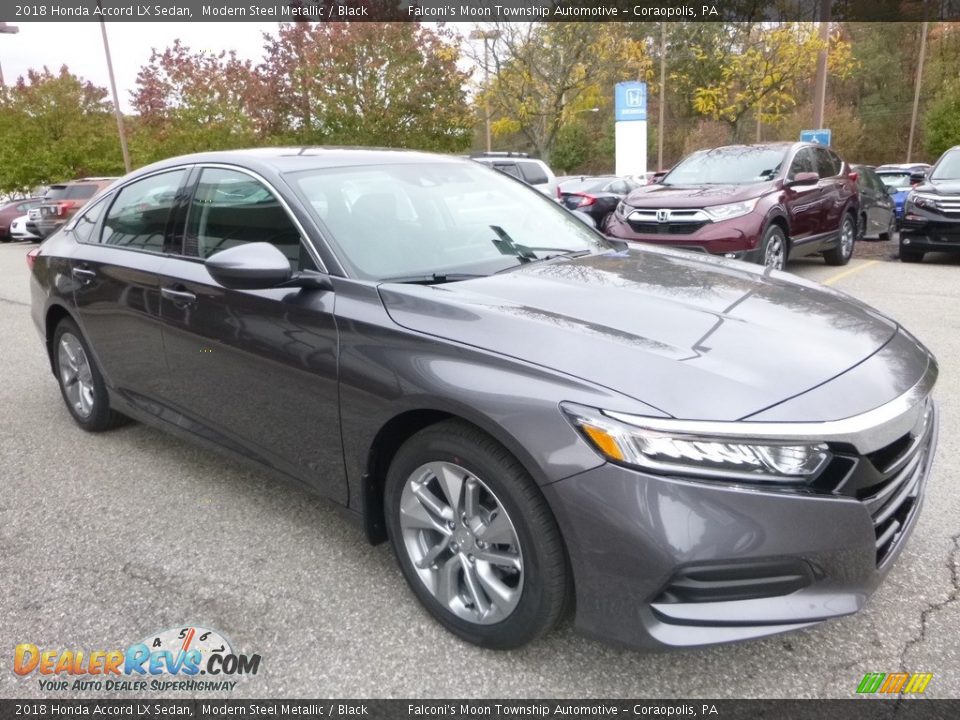 2018 Honda Accord LX Sedan Modern Steel Metallic / Black Photo #5