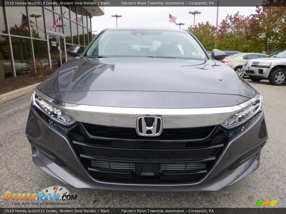 2018 Honda Accord LX Sedan Modern Steel Metallic / Black Photo #6