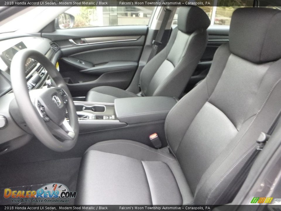 2018 Honda Accord LX Sedan Modern Steel Metallic / Black Photo #8