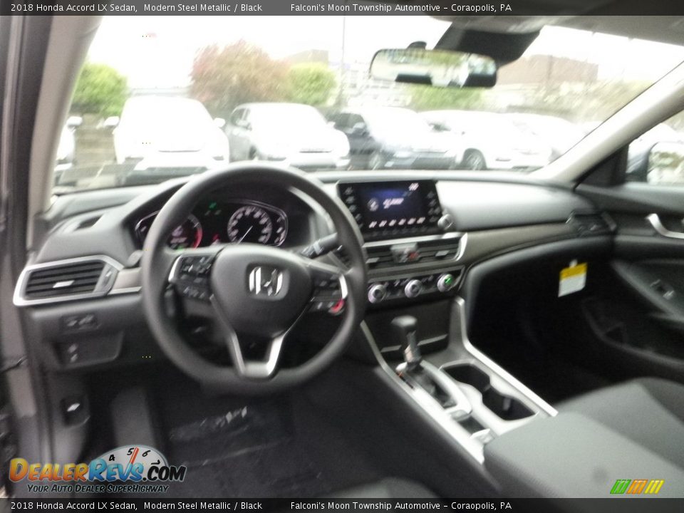 2018 Honda Accord LX Sedan Modern Steel Metallic / Black Photo #10