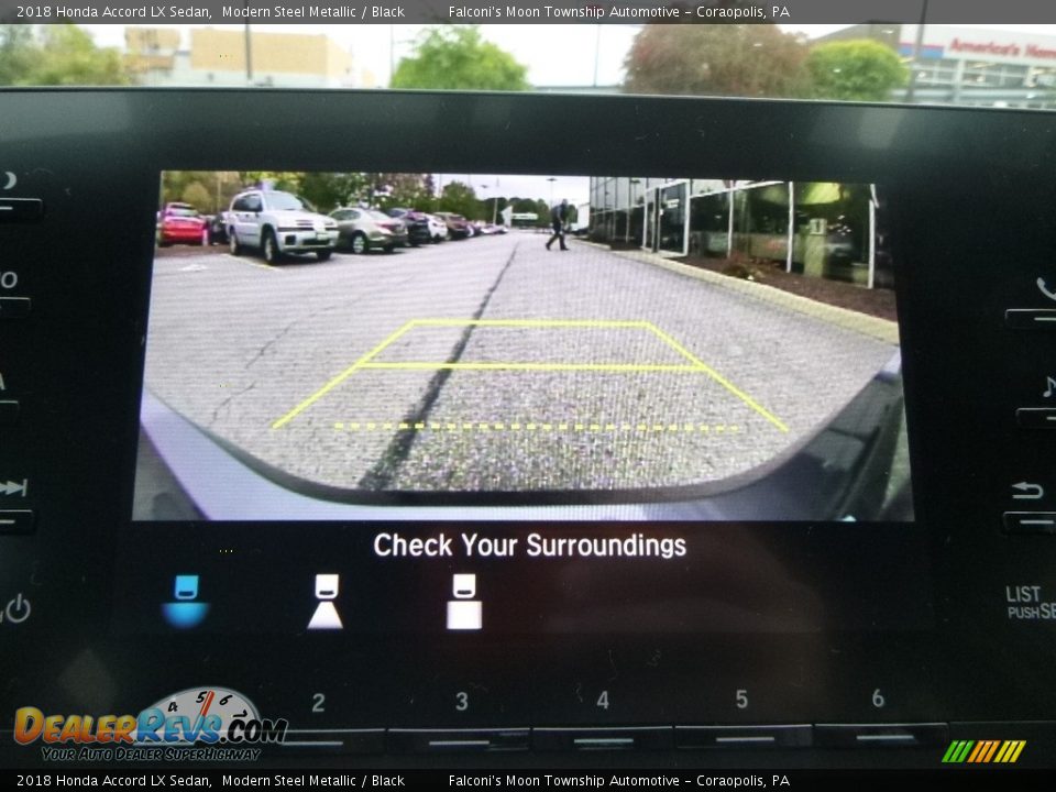 2018 Honda Accord LX Sedan Modern Steel Metallic / Black Photo #15