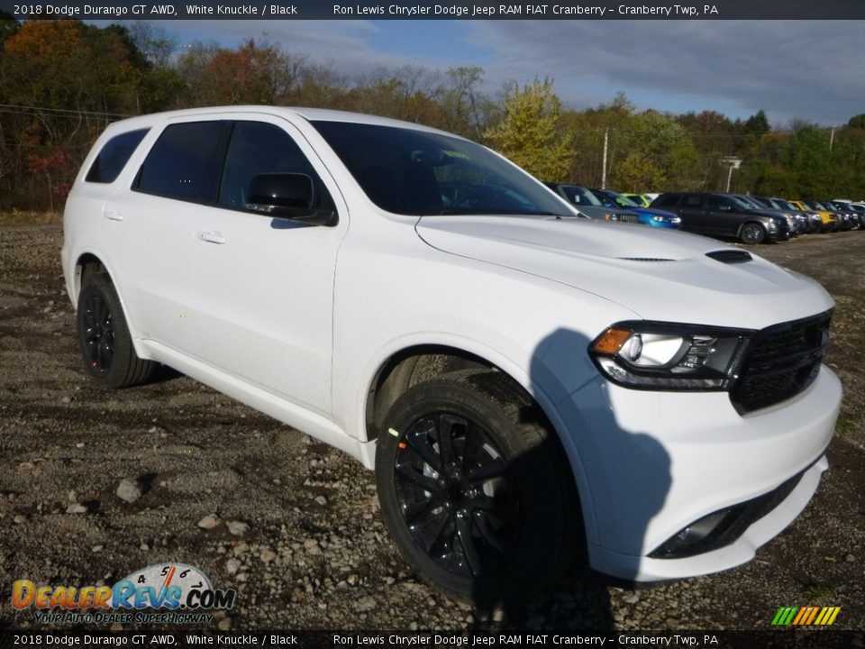 2018 Dodge Durango GT AWD White Knuckle / Black Photo #7