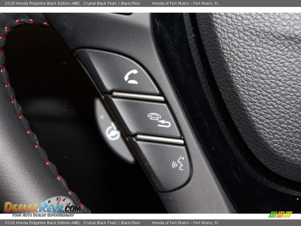 Controls of 2018 Honda Ridgeline Black Edition AWD Photo #16