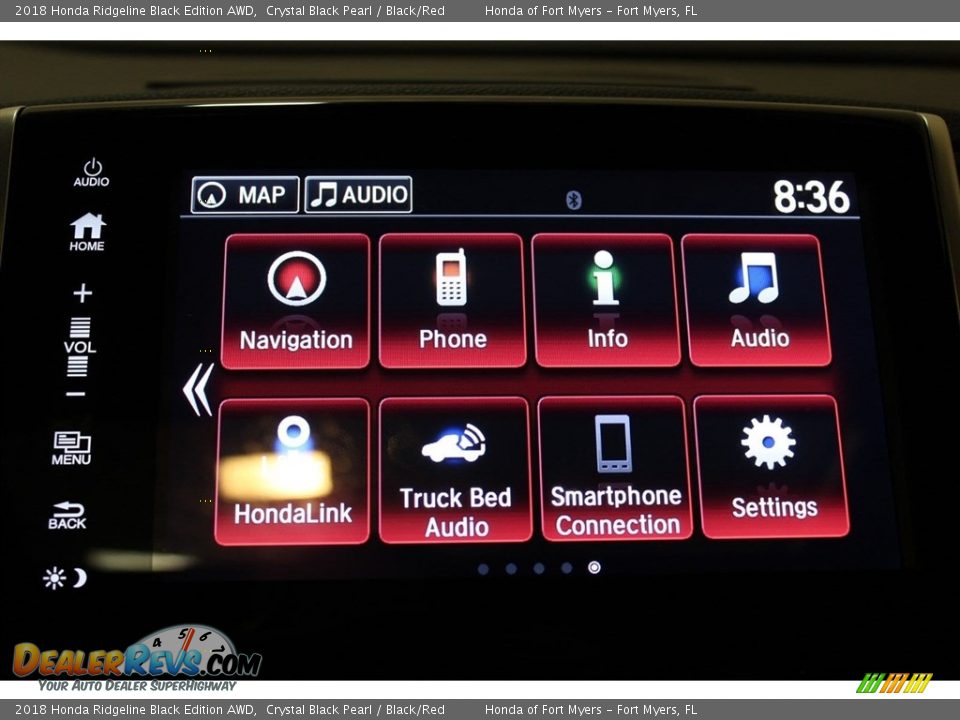 Controls of 2018 Honda Ridgeline Black Edition AWD Photo #18