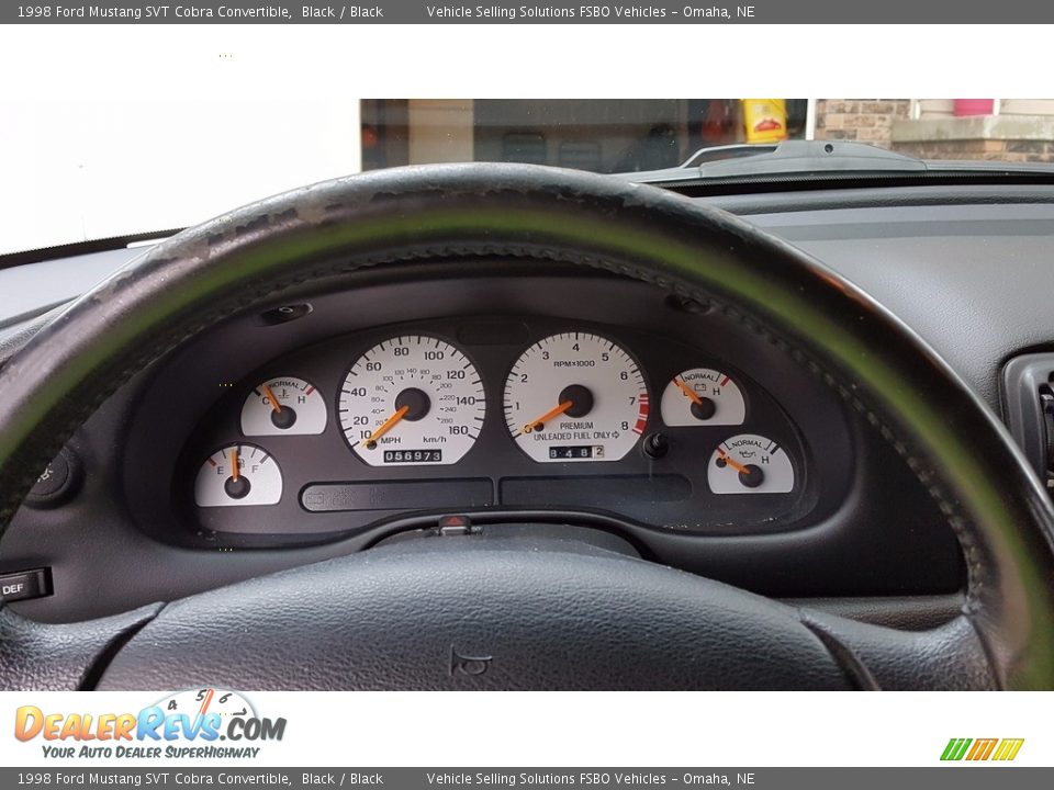1998 Ford Mustang SVT Cobra Convertible Gauges Photo #5