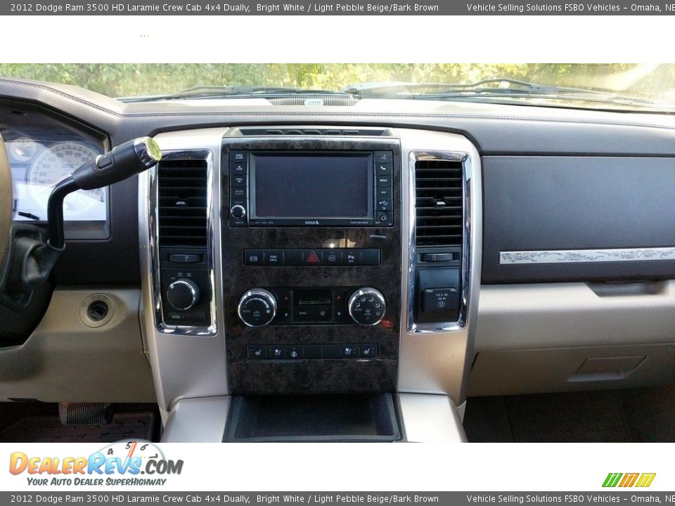 2012 Dodge Ram 3500 HD Laramie Crew Cab 4x4 Dually Bright White / Light Pebble Beige/Bark Brown Photo #6