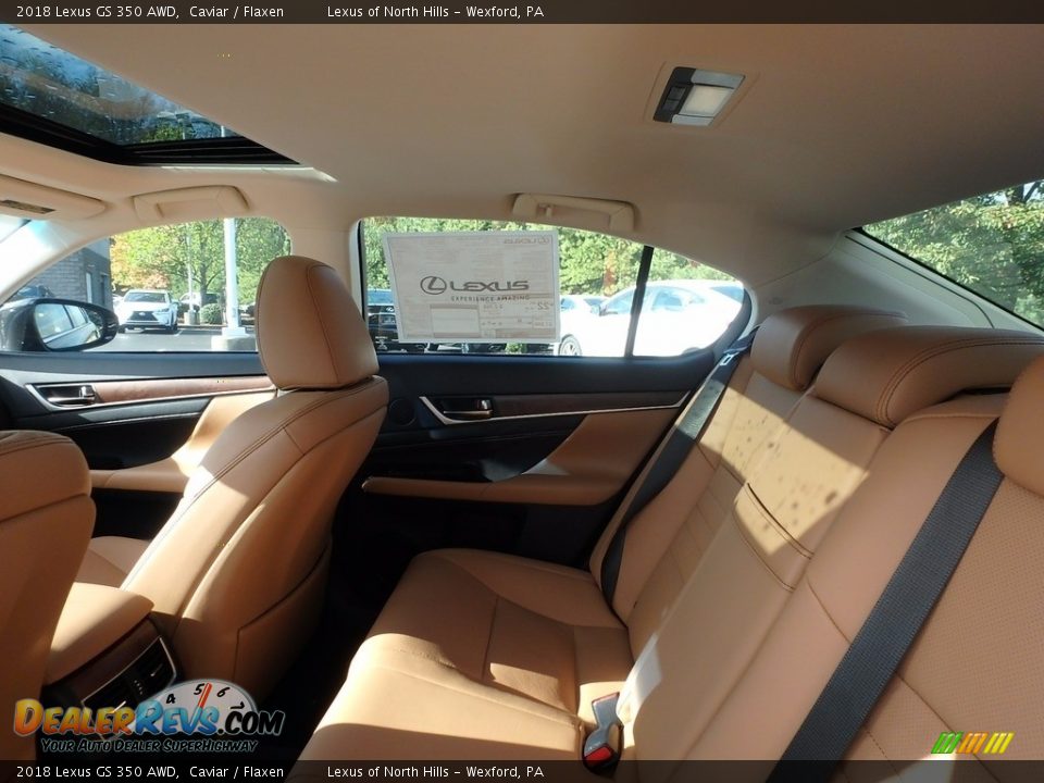 Rear Seat of 2018 Lexus GS 350 AWD Photo #7