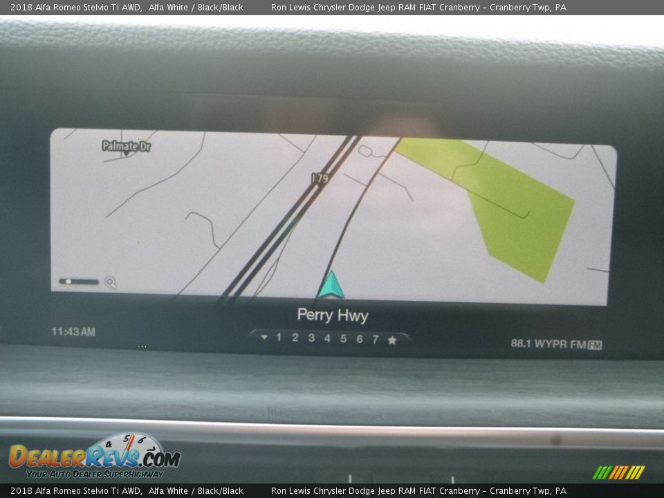 2018 Alfa Romeo Stelvio Ti AWD Alfa White / Black/Black Photo #23
