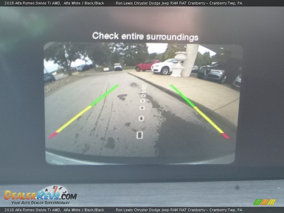 2018 Alfa Romeo Stelvio Ti AWD Alfa White / Black/Black Photo #25