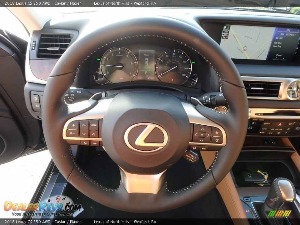2018 Lexus GS 350 AWD Steering Wheel Photo #12