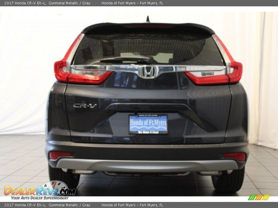 2017 Honda CR-V EX-L Gunmetal Metallic / Gray Photo #5