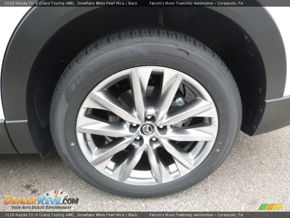 2018 Mazda CX-9 Grand Touring AWD Snowflake White Pearl Mica / Black Photo #6